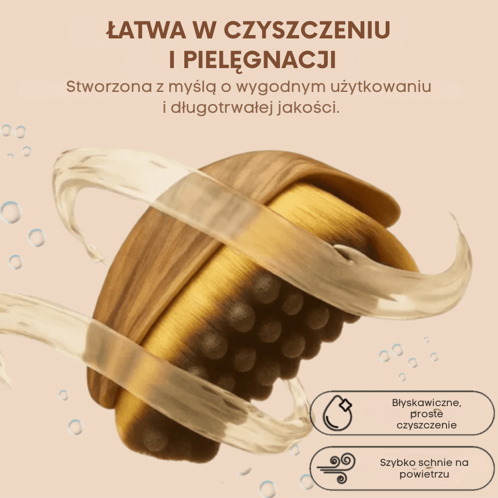 VELVRA- Szczotka do drenażu twarzy