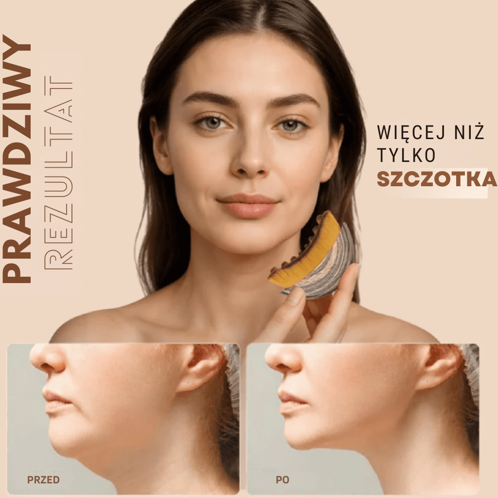 VELVRA- Szczotka do drenażu twarzy